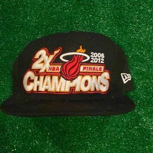 New Era Fitted Miami Heat 2 X NBA Champion size 7-1/2